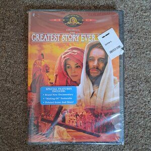 DVD Greatest Story Ever Told, 1965, Color, NEW,NIP, Jesus Mary, 2 DISCS, Christ